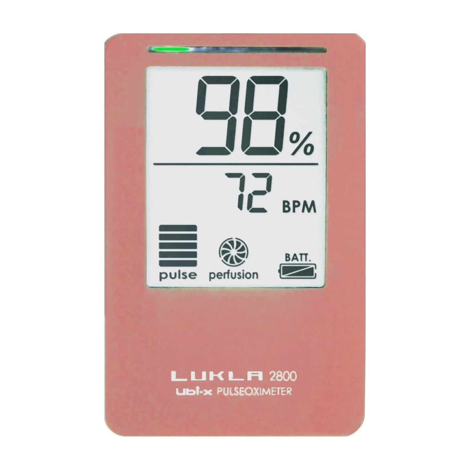 パルスオキシメータ LUKLA2800 ピンク