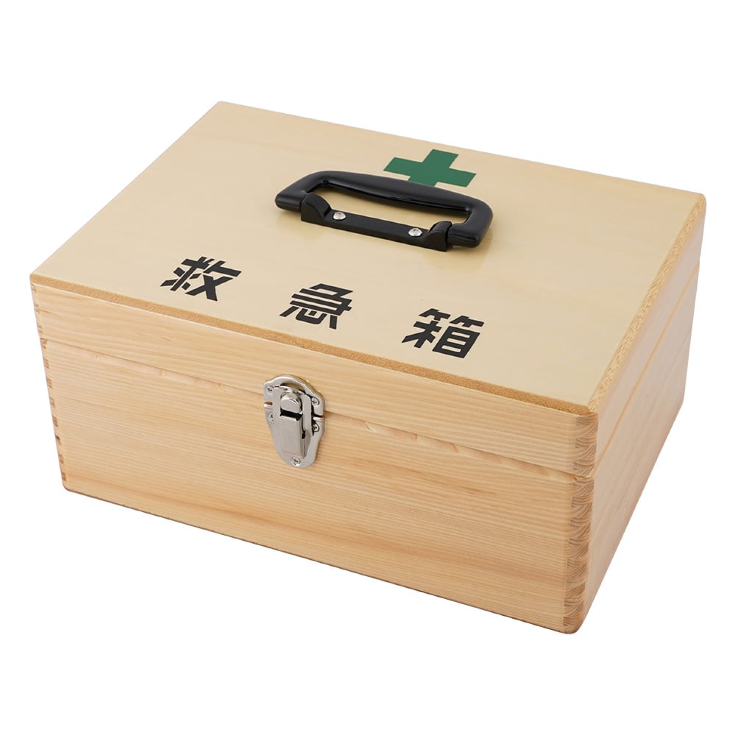 木製救急箱 中