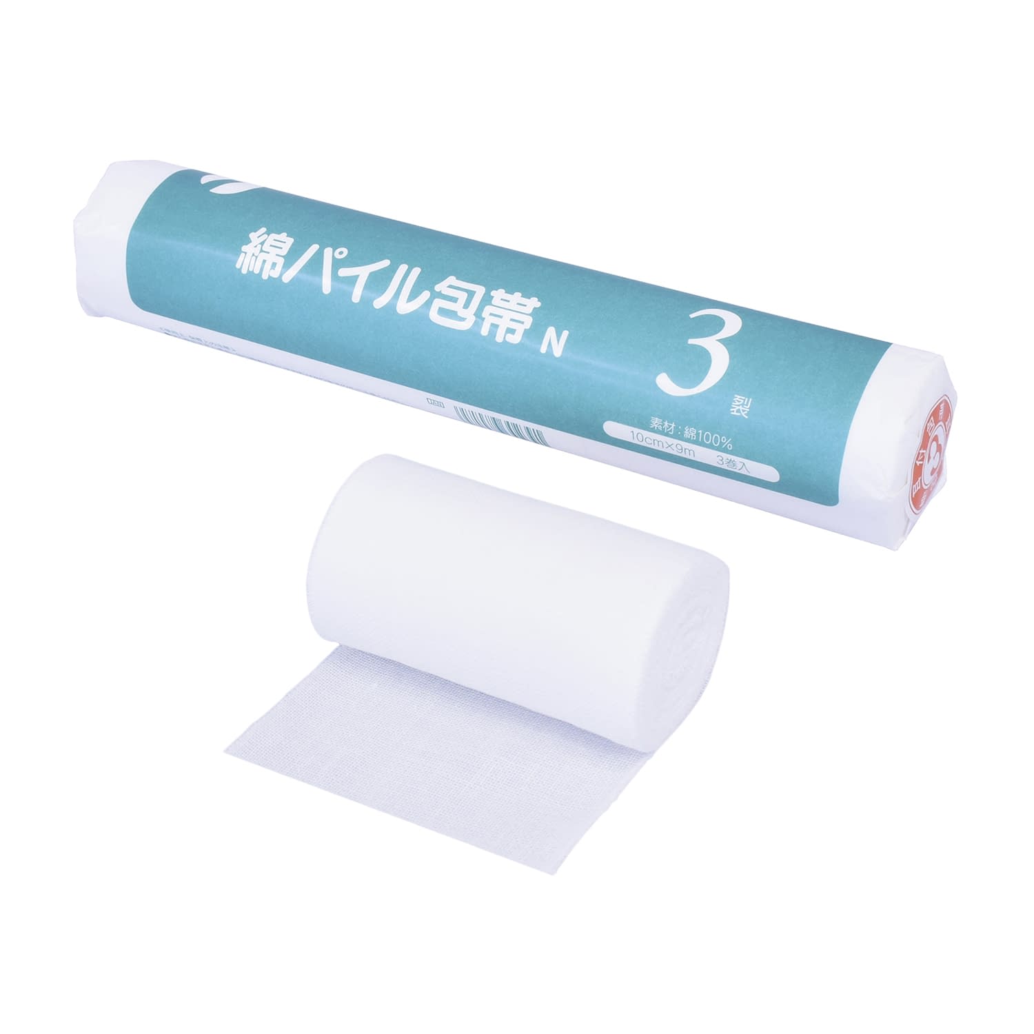 綿パイル包帯N（耳付）3裂