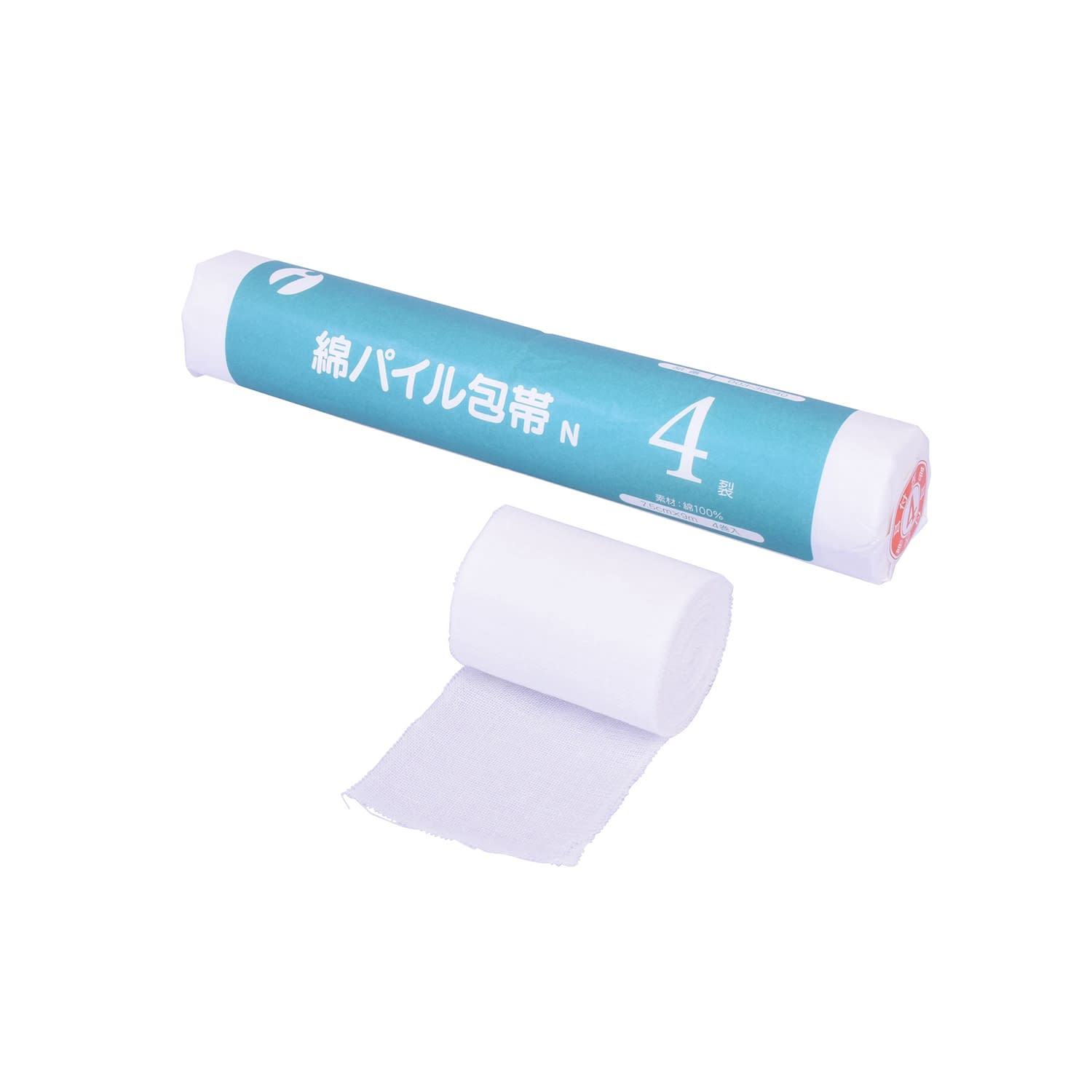 綿パイル包帯N（耳付）4裂