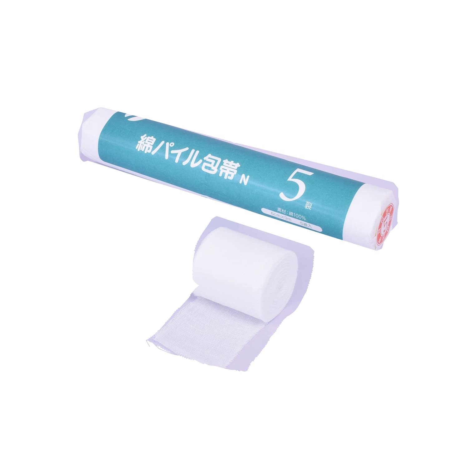綿パイル包帯N（耳付）5裂