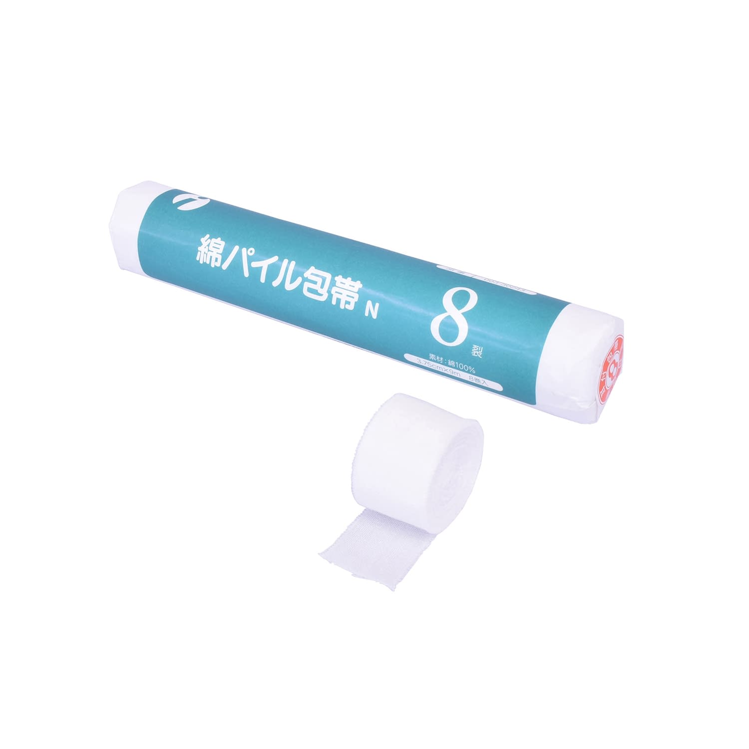 綿パイル包帯N（耳付）8裂
